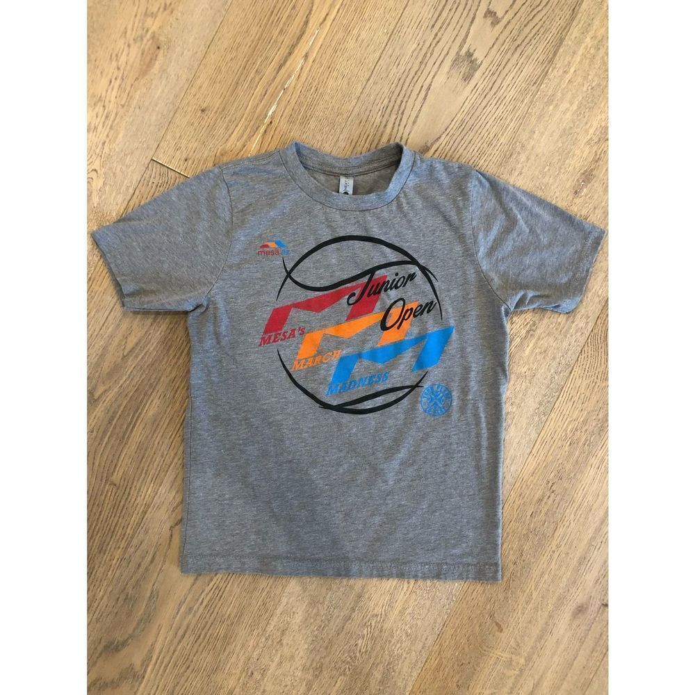 Next Level Gray ‘Junior Open’ T-Shirt, Youth M